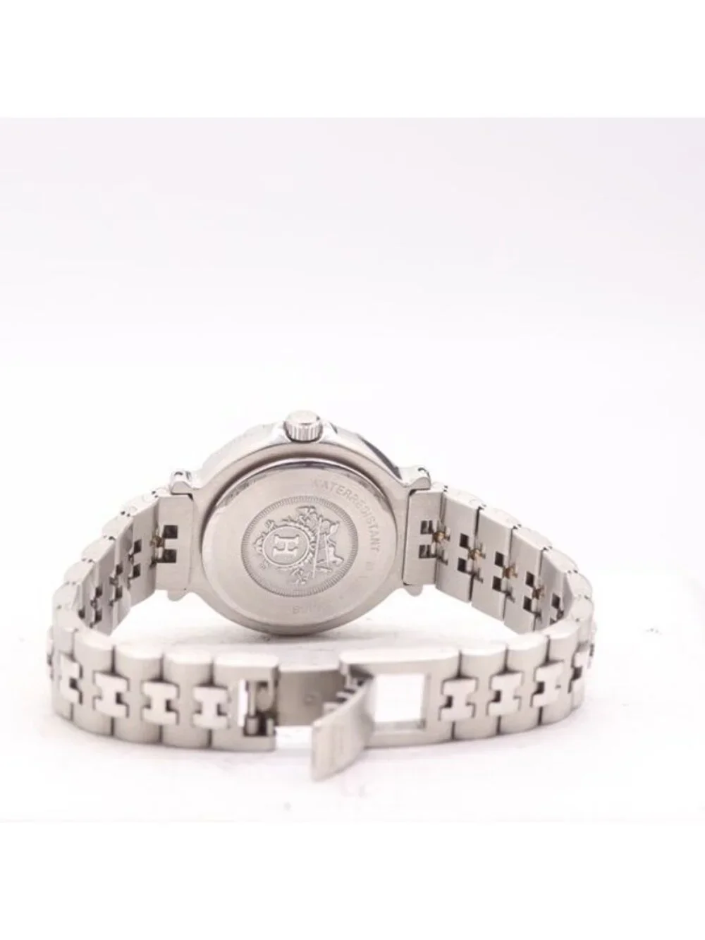 Hermes Clipper Quartz Date Ivory Dial Watch